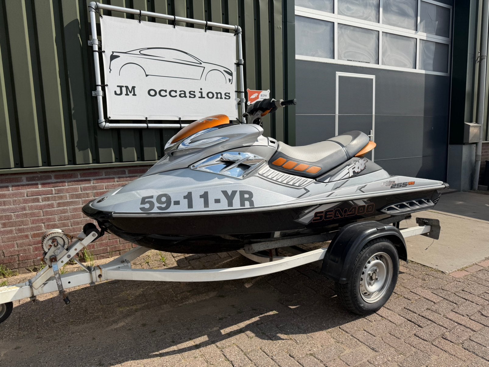 Sea-Doo RXP 255pk 112 uur incl jetloader, Watersport en Boten, Jetski's en Waterscooters, Ophalen, Zo goed als nieuw, Benzine