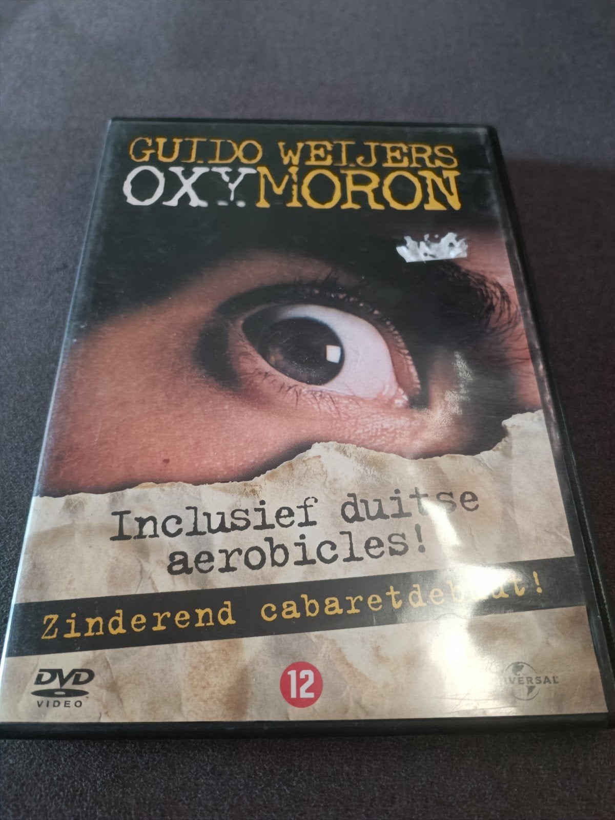 Guido Weijers oxymoron - dvd, Alle leeftijden, Ophalen of Verzenden, Zo goed als nieuw, Stand-up of Theatershow