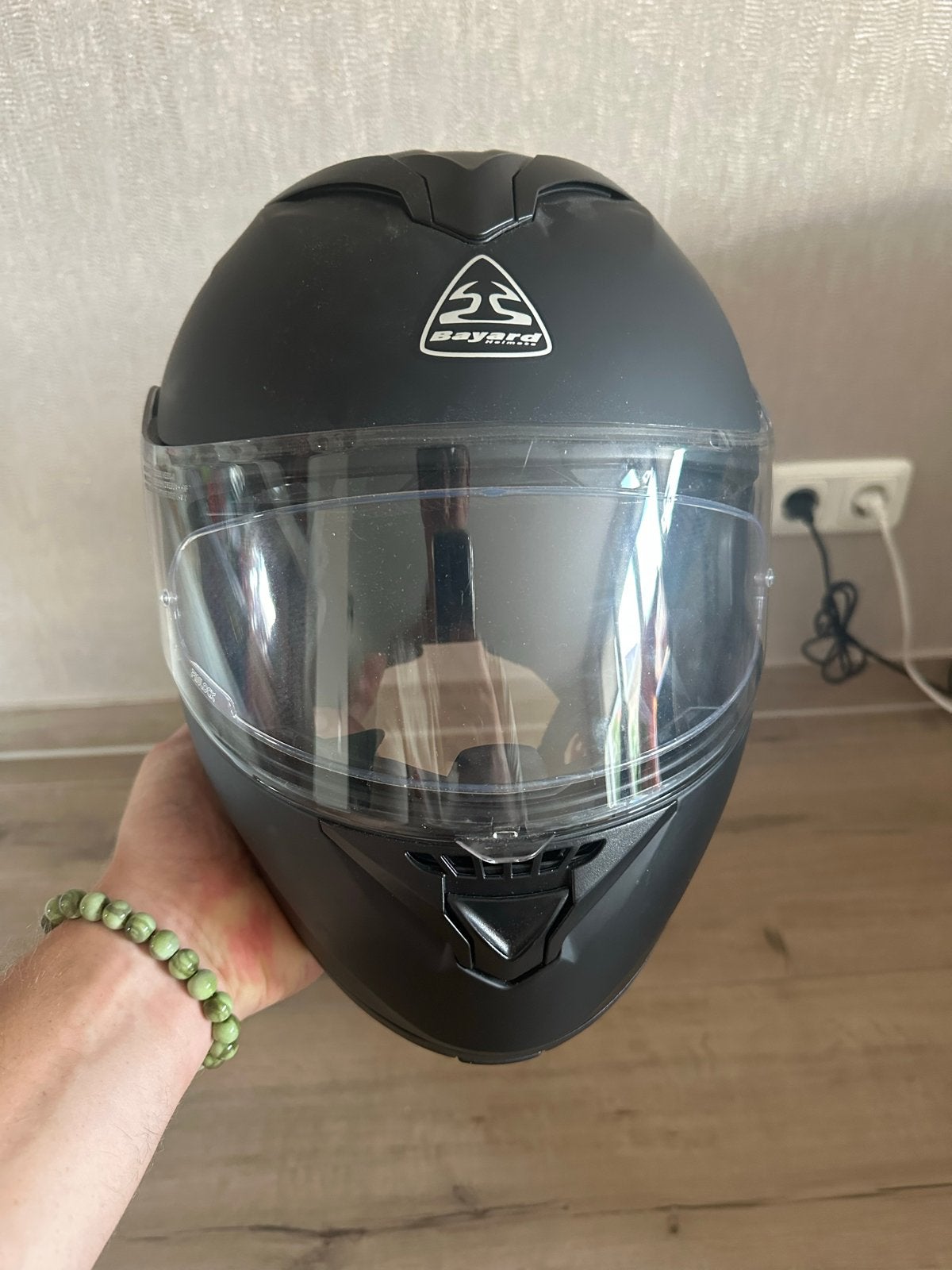 Bayard Motorhelm Systeemhelm Zwart Mat - Maat XL, Systeemhelm, Heren, XL, Tweedehands