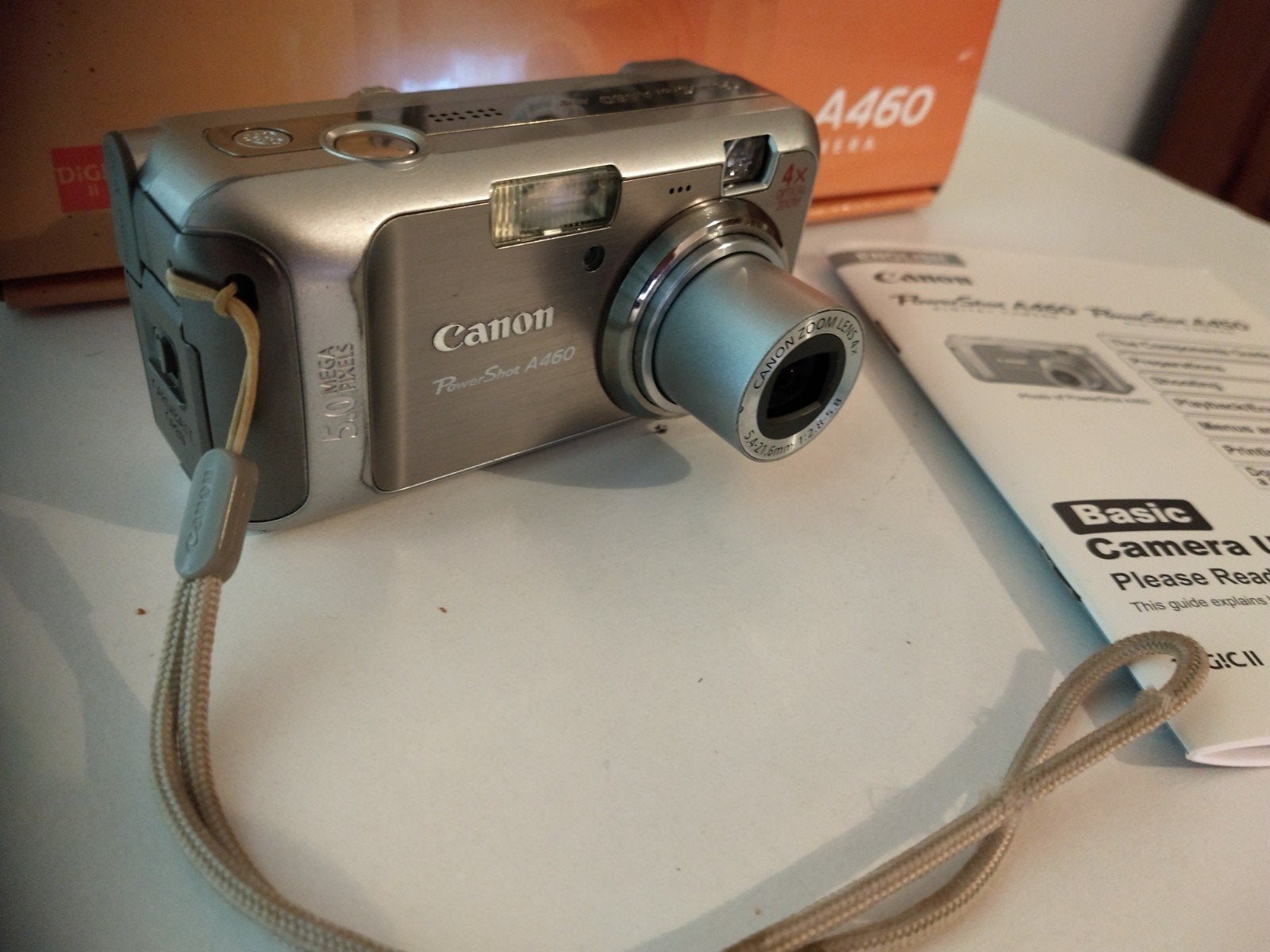 Goede Canon Powershot A460 Digitale Fotocamera, Ophalen, Canon, Zo goed als nieuw, Compactcamera