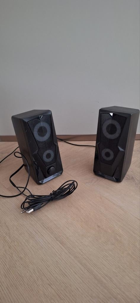 Battletron speakers voor computer, pc, Ophalen of Verzenden, Gebruikt, Battletron Gaming