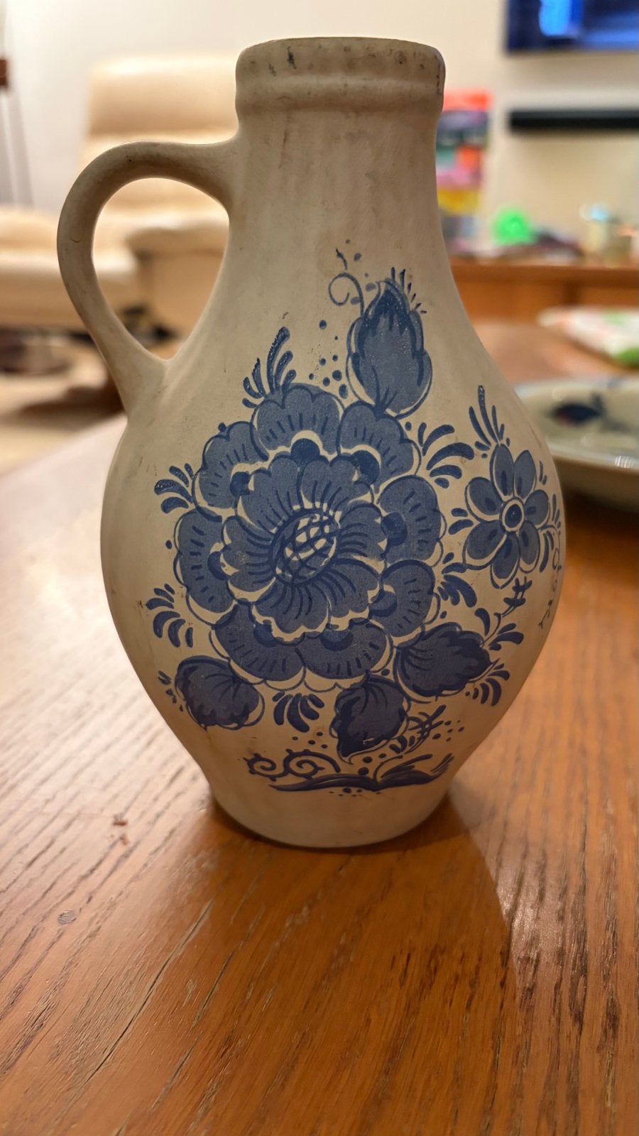 Delfts Blauw porseleinen kannetje, handgeschilderd, Ophalen of Verzenden
