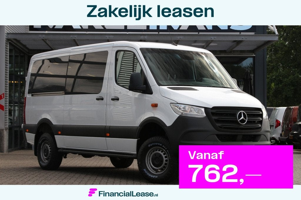 Mercedes-Benz Sprinter 316 CDI | DC | 4x4 / allrad | Standka, Stof, Gebruikt, Zwart, 4 cilinders