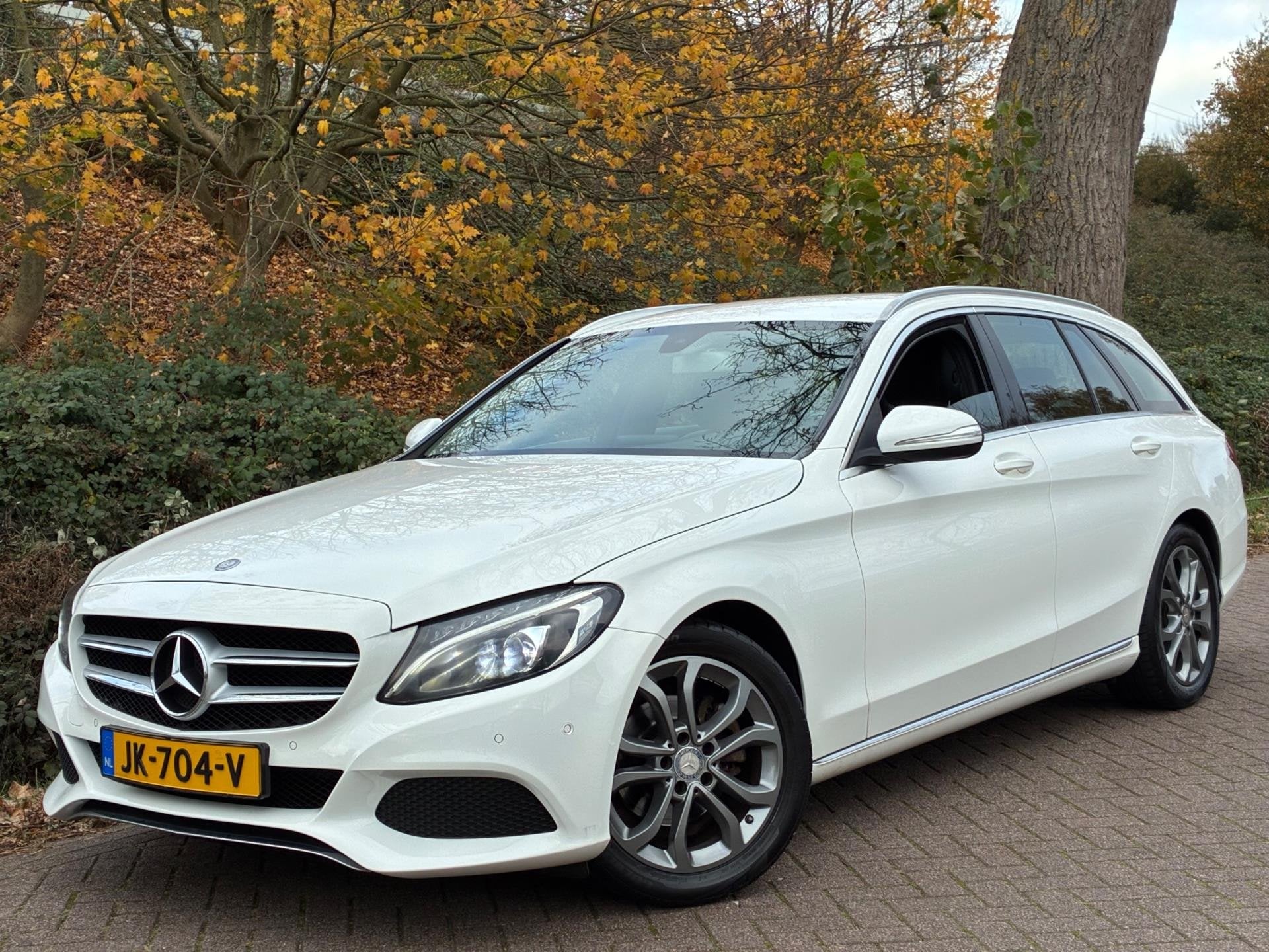 Mercedes-Benz C-klasse Estate 180 C180 Prestige AUT CHIQUE &, Auto's, Automaat, Achterwielaandrijving, Euro 6, Wit