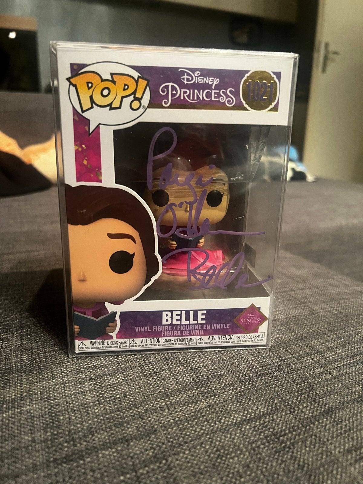 Funko Pop Belle 1021 gesigneerd door Paige O'Hara, Ophalen of Verzenden, Zo goed als nieuw
