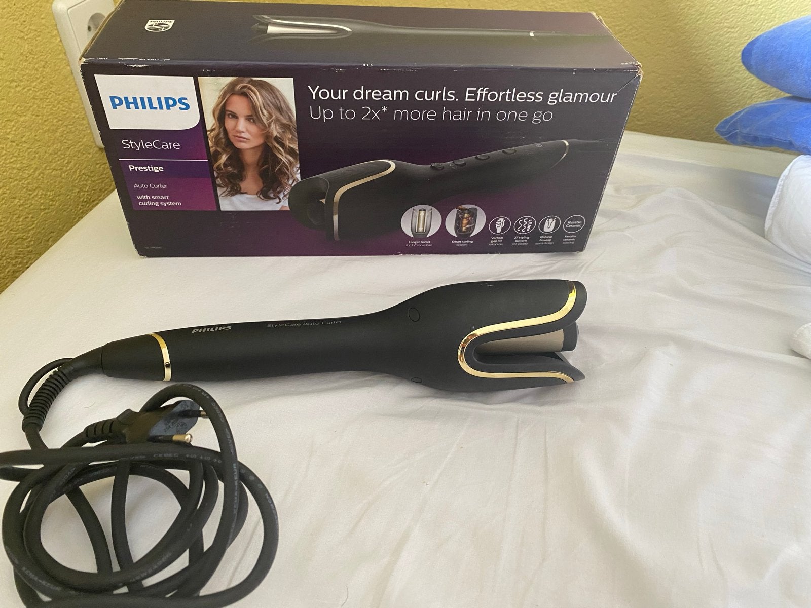 Philips StyleCare Prestige Auto Curler - Automatische Krulta, Witgoed en Apparatuur, Persoonlijke-verzorgingsapparatuur, Zo goed als nieuw