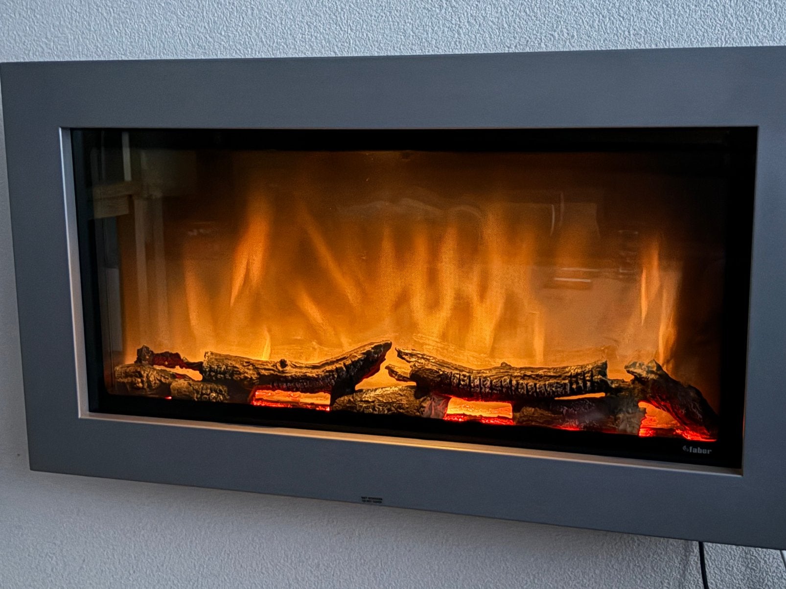 Sfeervolle elektrische haard AFGEPRIJSD !, Huis en Inrichting, Ophalen, Gebruikt, Hangende haard, Elektrische haard