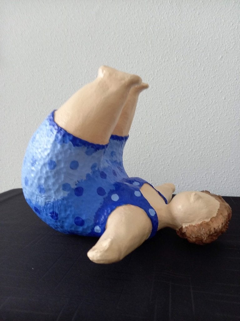 DIKKE DAME, beeld, keramiek, Verzamelen, Ophalen, Nieuw, Fantasy