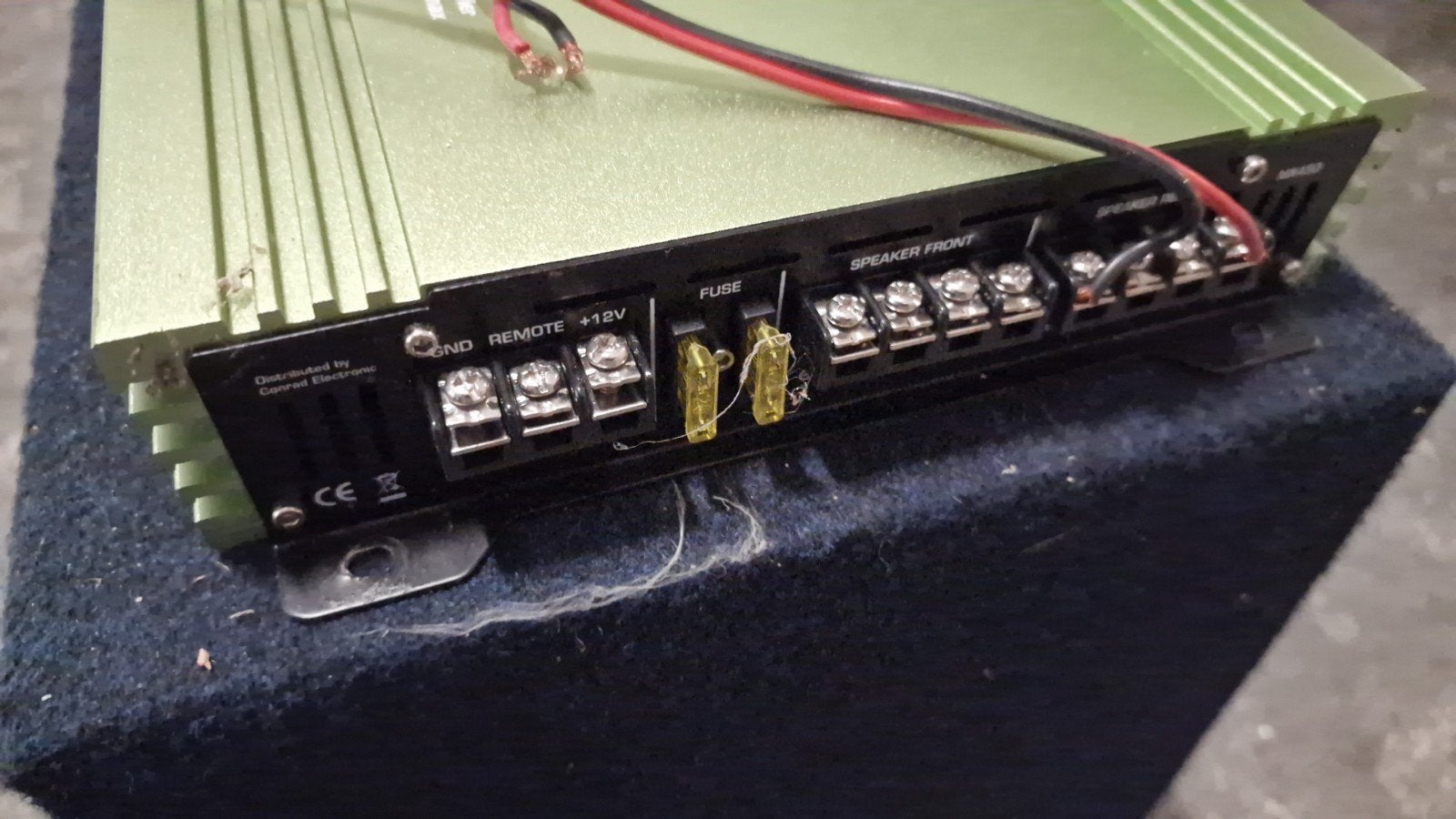 Raveland MX450 Versterker met Sony Autoradio en Subwoofer, Ophalen of Verzenden, Gebruikt