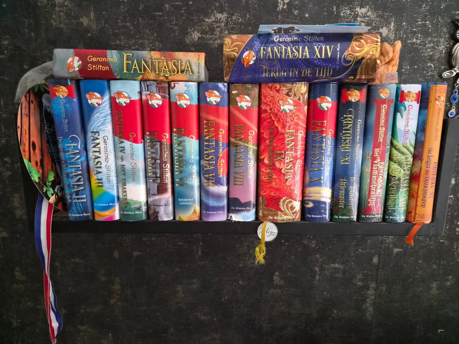 Geronimo Stilton Fantasia Boekenreeks 1 t/m 15, Boeken, Ophalen of Verzenden, Gelezen, Geronimo Stilton