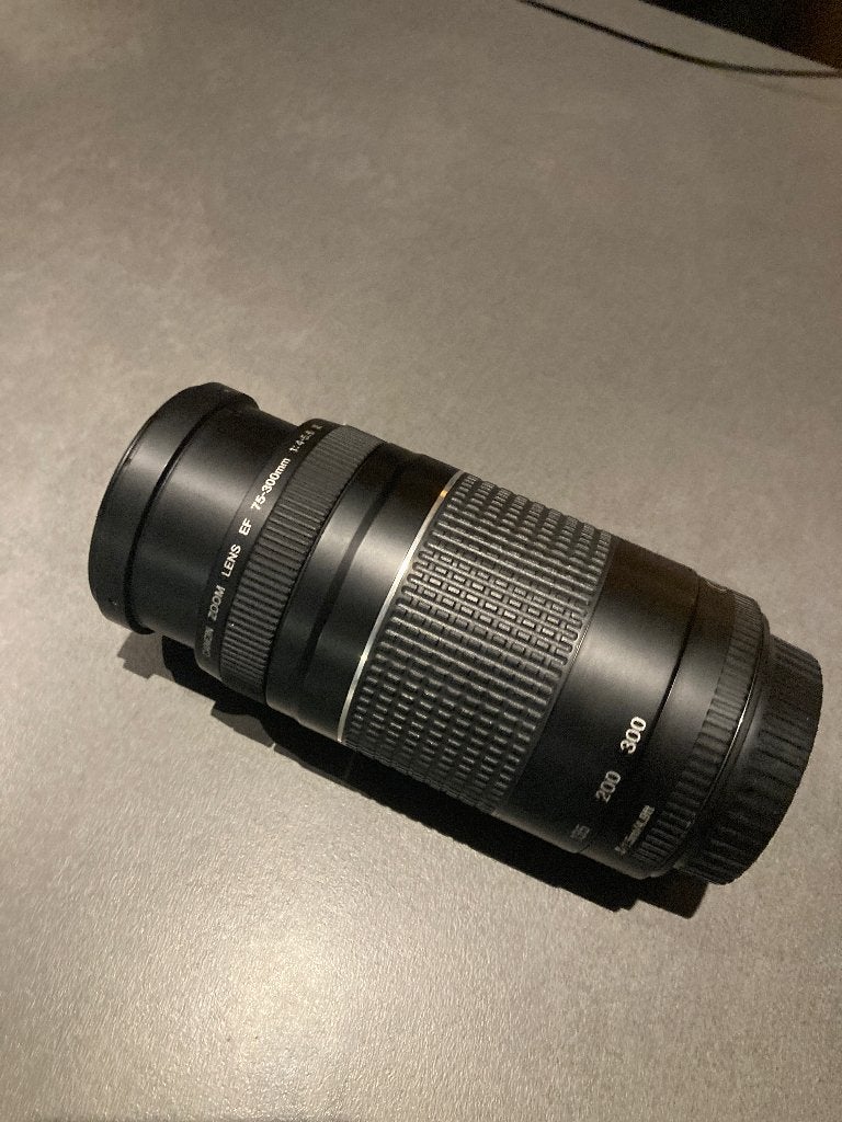 Canon lens EF 75-300mm, Audio, Tv en Foto, Canon, Zoom, Zo goed als nieuw, Canon EF