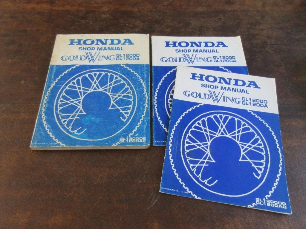 Honda GL1200 Goldwing manual werkplaatshandboek, Motoren, Ophalen of Verzenden, Honda