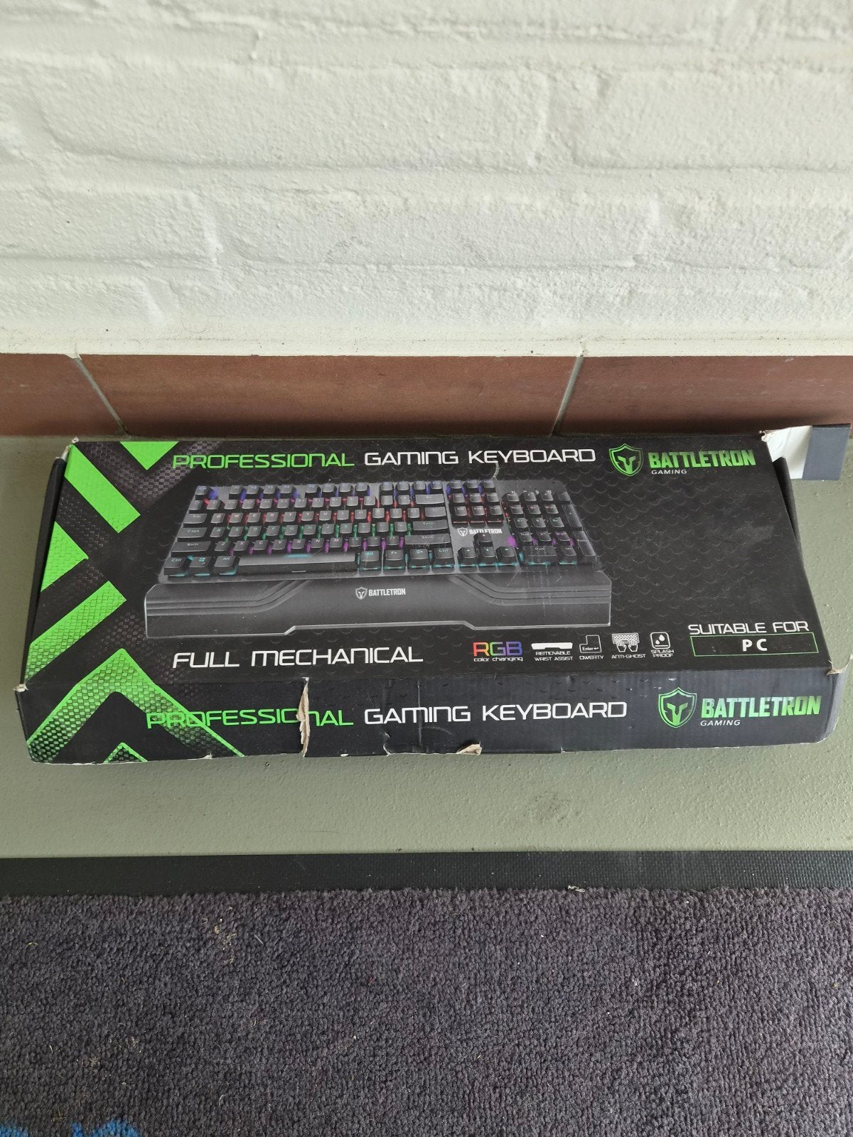 Battletron Gaming Toetsenbord met muis - Zo goed als nieuw, Battletron, Ophalen of Verzenden, Zo goed als nieuw, Qwerty
