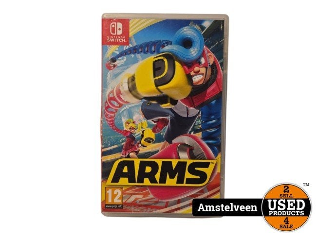 Nintendo Switch Game: Arms, Spelcomputers en Games, Nintendo, Gebruikt, Support@nintendo.com, 11-1 Hokotate-cho, Kamitoba, Minami-ku
Kyoto 601-8501
Japan