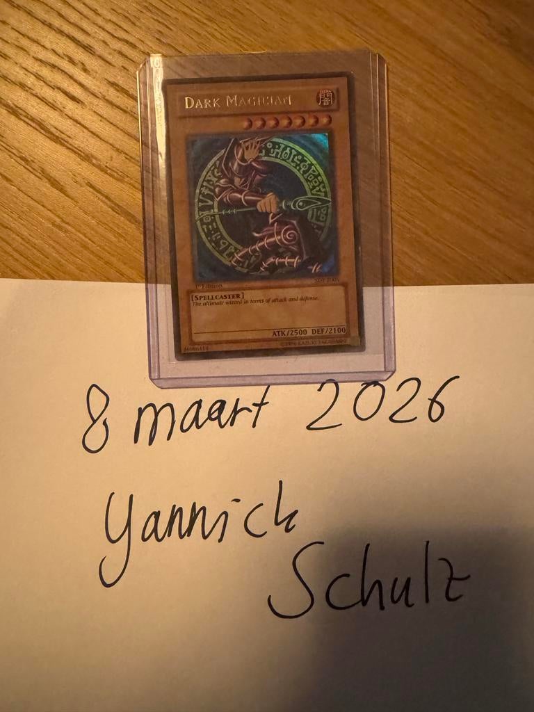 Dark Magician Yu-Gi-Oh! Kaart - SDY-006 Ultra Rare, Hobby en Vrije tijd, Verzamelkaartspellen | Yu-gi-Oh!, Ophalen, Zo goed als nieuw