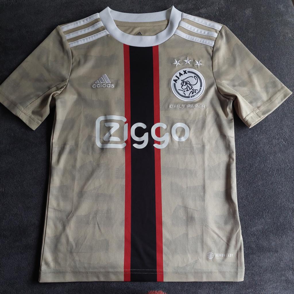 Ajax shirt maat 128, Sport en Fitness, Voetbal, Maat XS of kleiner, Ophalen of Verzenden, Zo goed als nieuw, Shirt