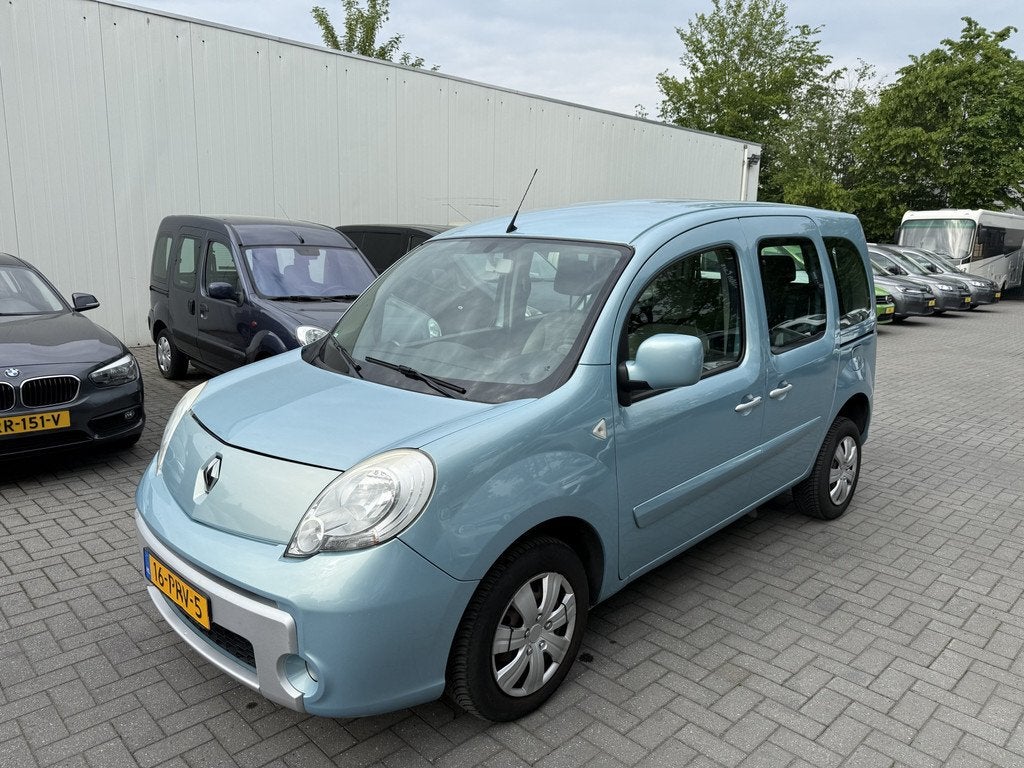 Renault Kangoo 1.6-16V Rolstoelauto - XXL Freedom Bodemverla, Auto's, Euro 5, Gebruikt, Blauw, Origineel Nederlands