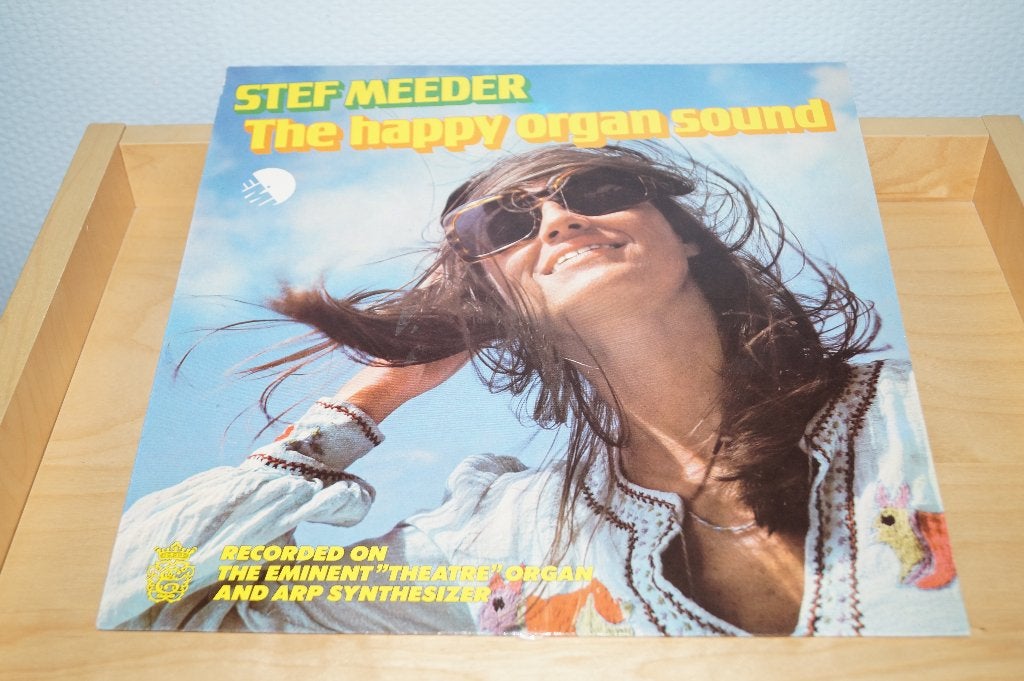 LP Stef Meeder - The Happy organ sound - krasvrij 1523, Ophalen, Zo goed als nieuw