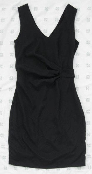 Mango zwarte jurk, LBD, maat S, getailleerd, V-hals, Mango, Zwart, Ophalen of Verzenden, Zo goed als nieuw