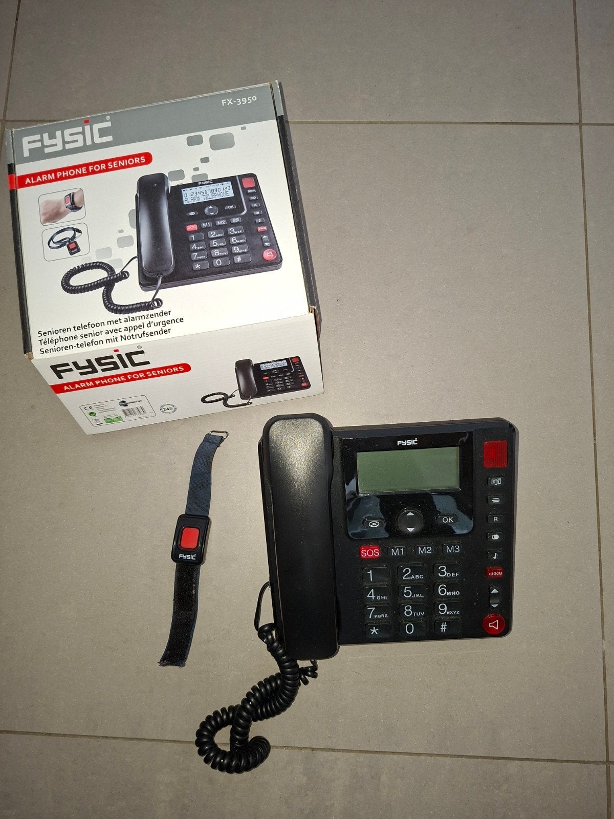 Fysic Senioren Telefoon FX-3950 met Alarmzender, Ophalen of Verzenden