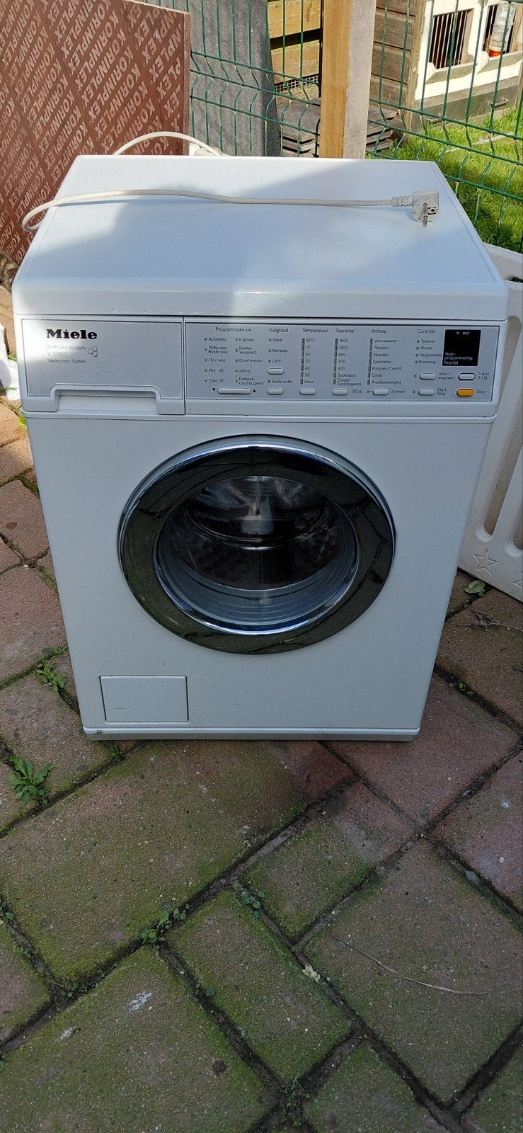 Miele V5660 VPS wasmachine, Ophalen, Gebruikt, Voorlader, 85 tot 90 cm