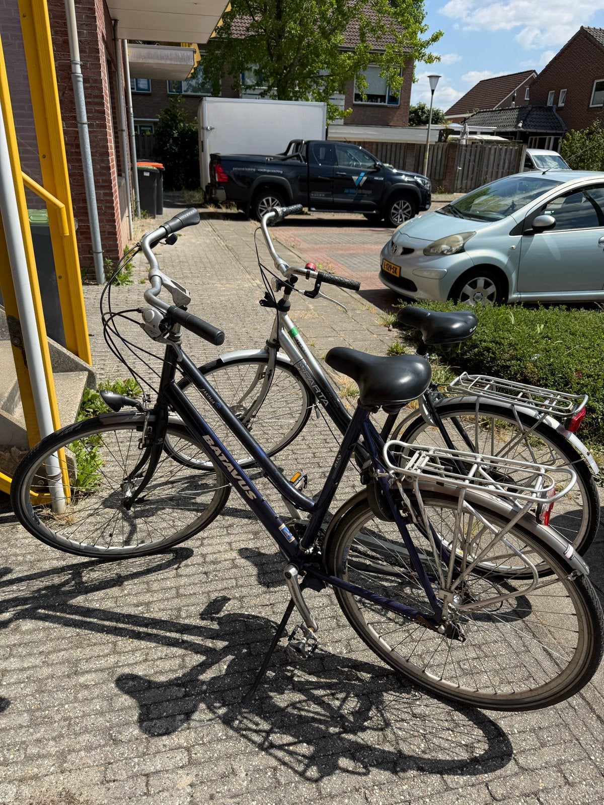 Blauwe Batavus fiets - Werkt prima, kleine reparaties nodig, Fietsen en Brommers, Fietsen | Dames | Damesfietsen, Ophalen, Gebruikt