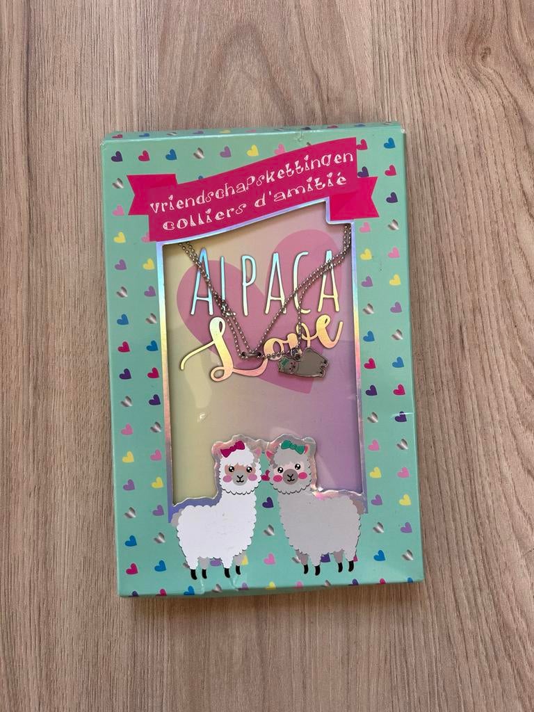 Nieuwe Alpaca BFF kettingen - Vriendschapskettingen, Nieuw, Ophalen of Verzenden, Zilver, Overige materialen