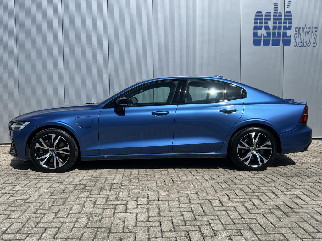 Volvo S60 2.0 T6 Recharge AWD R-Design Navigatie Trekhaak El, Automaat, Gebruikt, 4 cilinders, Blauw