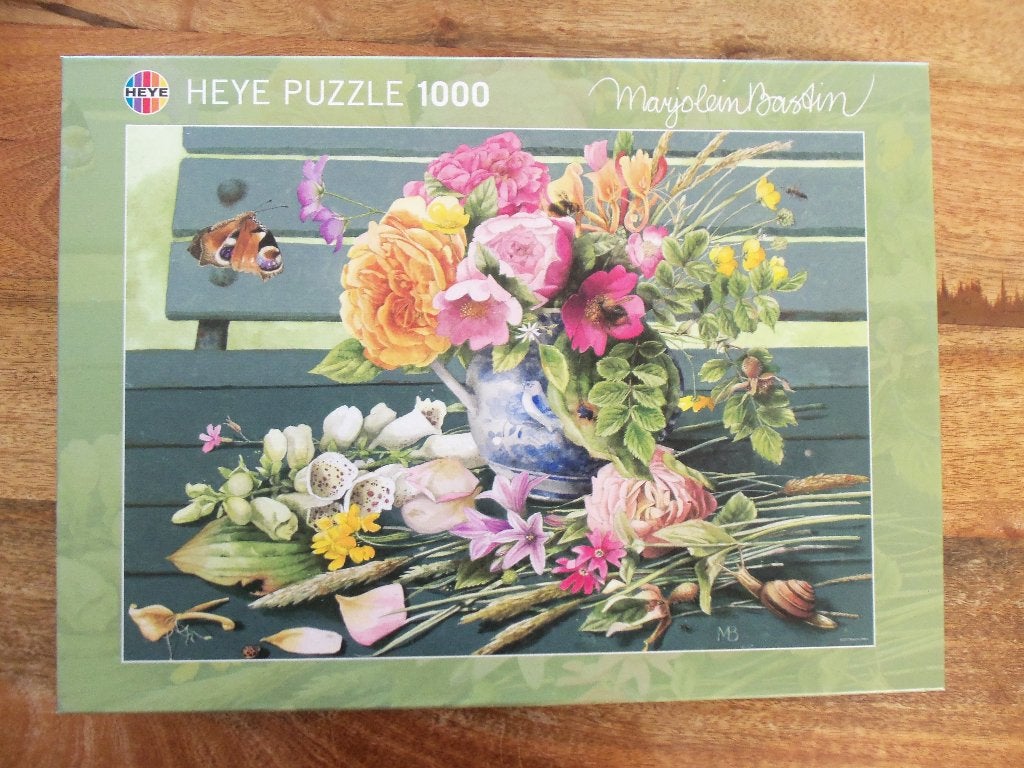 HEYE PUZZEL MARJOLEIN BASTIN-BENCH(BANK)., Ophalen of Verzenden, 500 t/m 1500 stukjes, Zo goed als nieuw, Legpuzzel