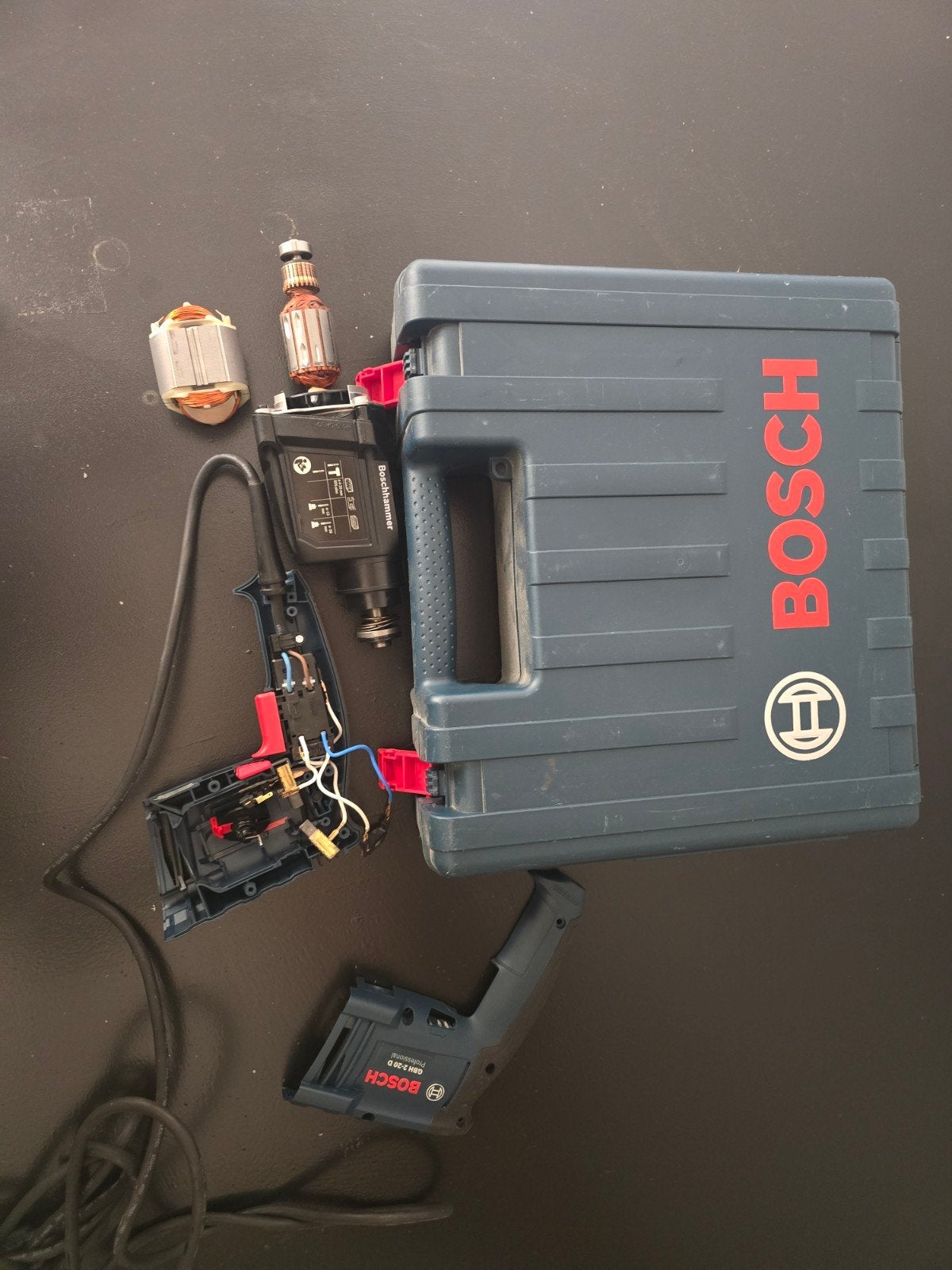 Bosch GBH 2-20 D Professional Boorhamer (defect), Boor- en/of Breekhamer, Verzenden, Klopboormechanisme, Gebruikt