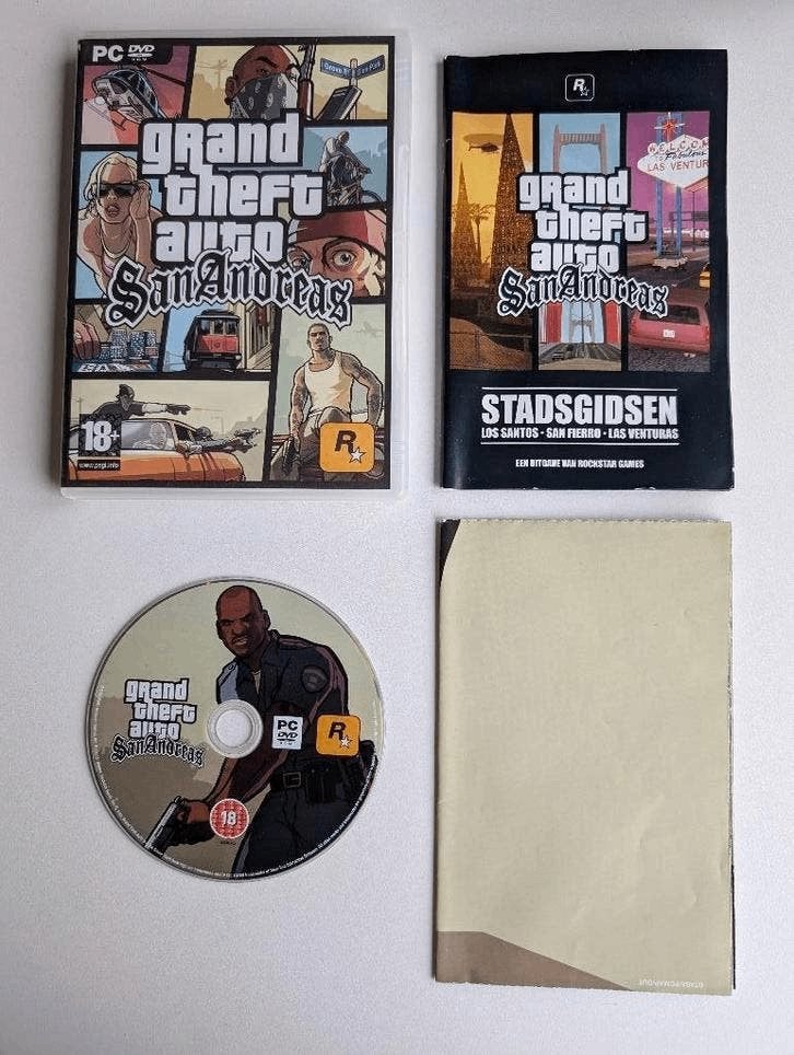 Grand theft auto san andreas PC, Avontuur en Actie, Vanaf 18 jaar, 1 speler, Ophalen of Verzenden
