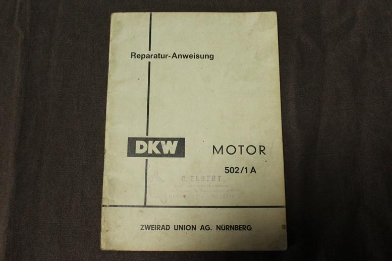 DKW motor 502/1A reparatur anleitung, Fietsen en Brommers, Handleidingen en Instructieboekjes, Ophalen of Verzenden, Nieuw
