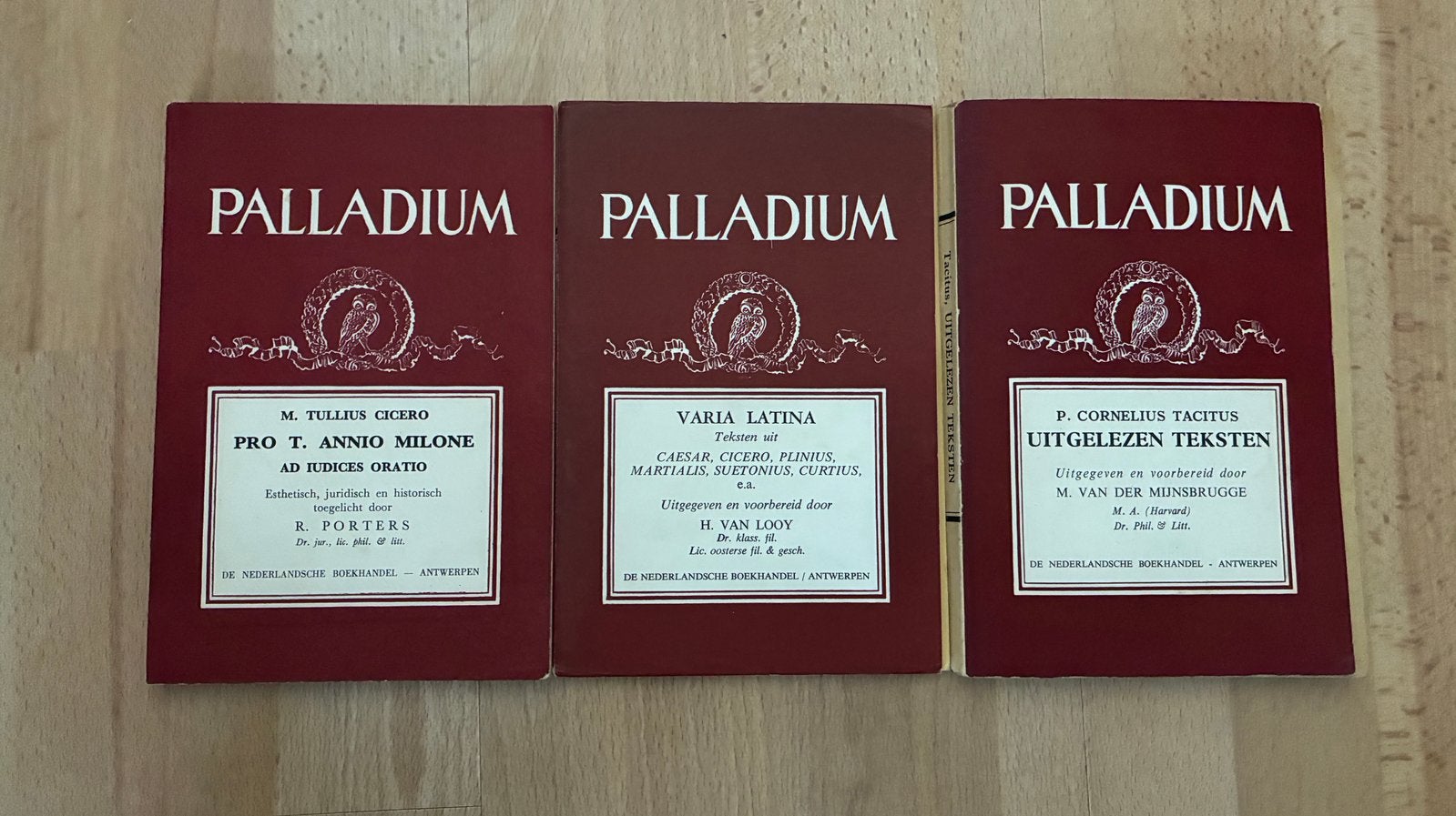 Palladium Cicero Pro Milone Tacitus Varia Latina, Ophalen of Verzenden, Zo goed als nieuw, Overige niveaus, Latijn