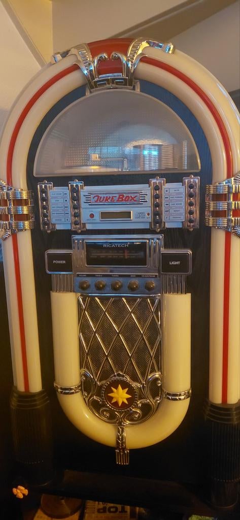Jukebox - Retro Stijl Muziekspeler, Ophalen of Verzenden, Gebruikt, 1970 tot heden, Overige merken