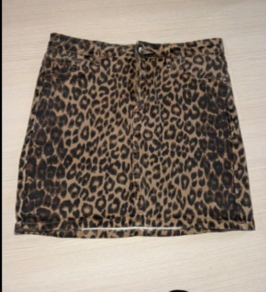 Leopardprint rokje van JEWELLY, Maat 38/40 (M), JEWELLY, Bruin, Ophalen of Verzenden