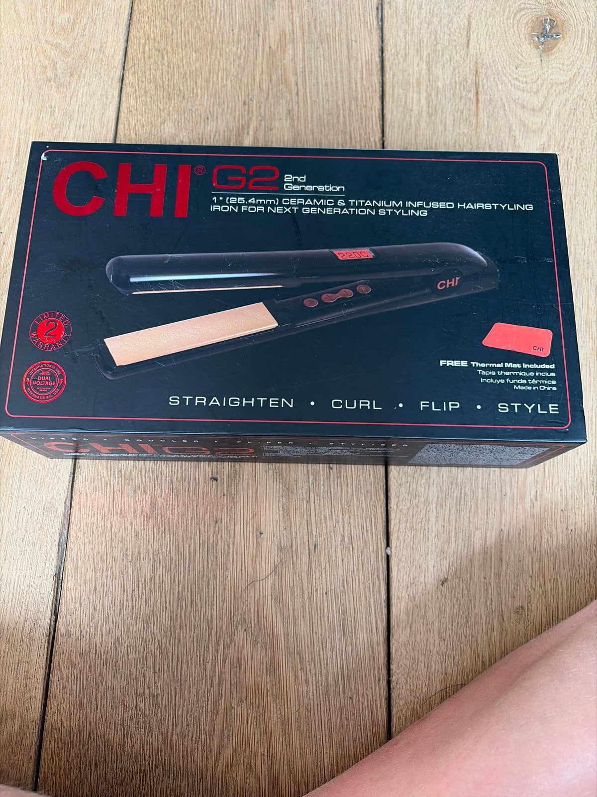 Een nieuwe CHI G2 Stijltang, doet het niet., Ophalen of Verzenden, Zo goed als nieuw, Krultang of Stijltang