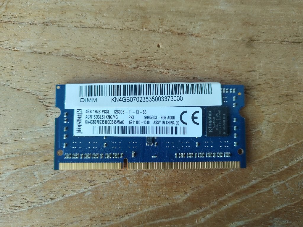 Kingston 4GB ram ddr3 laptop geheugen, DDR3, Ophalen of Verzenden, Zo goed als nieuw, Laptop