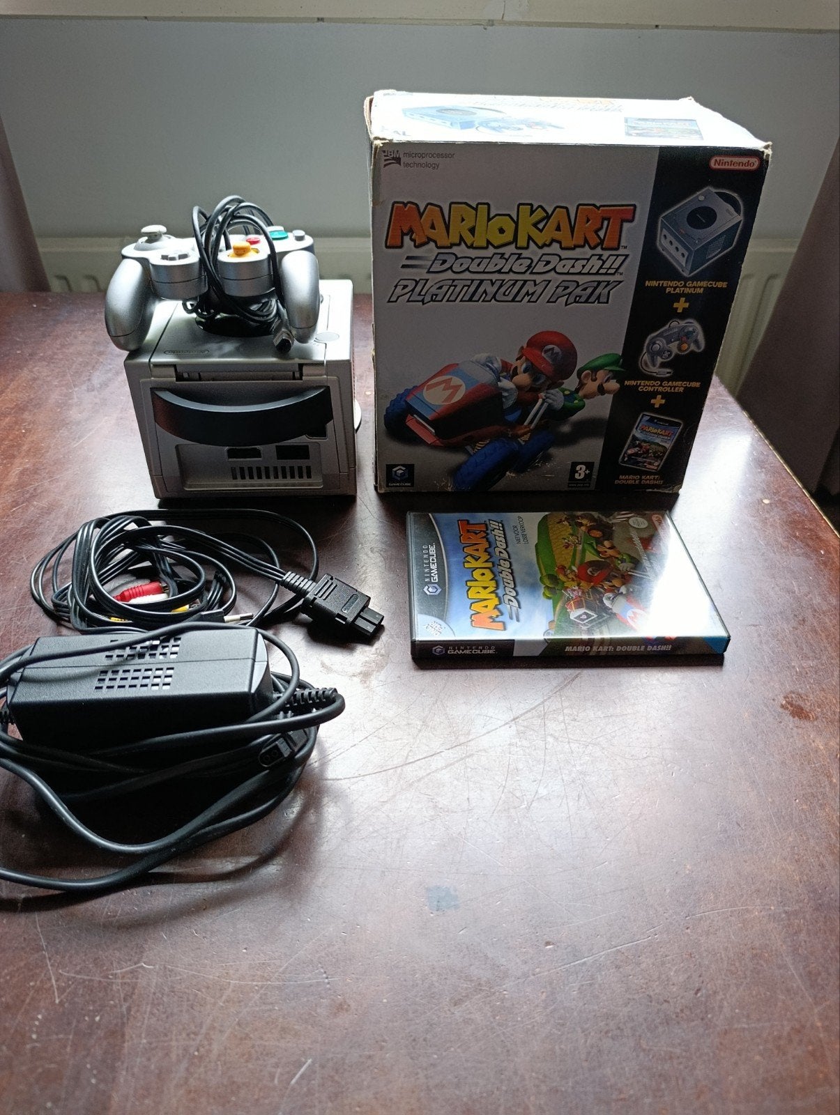Nintendo GameCube Mario Kart Double Dash!! Platinum Pak, Spelcomputers en Games, Spelcomputers | Nintendo GameCube, Ophalen of Verzenden