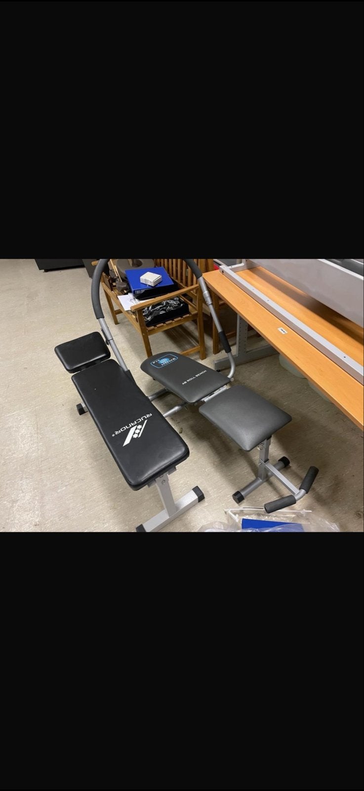 Rucanor Ab Roll Bench - Buikspiertrainer, Sport en Fitness, Ophalen, Gebruikt, Overige typen, Buik