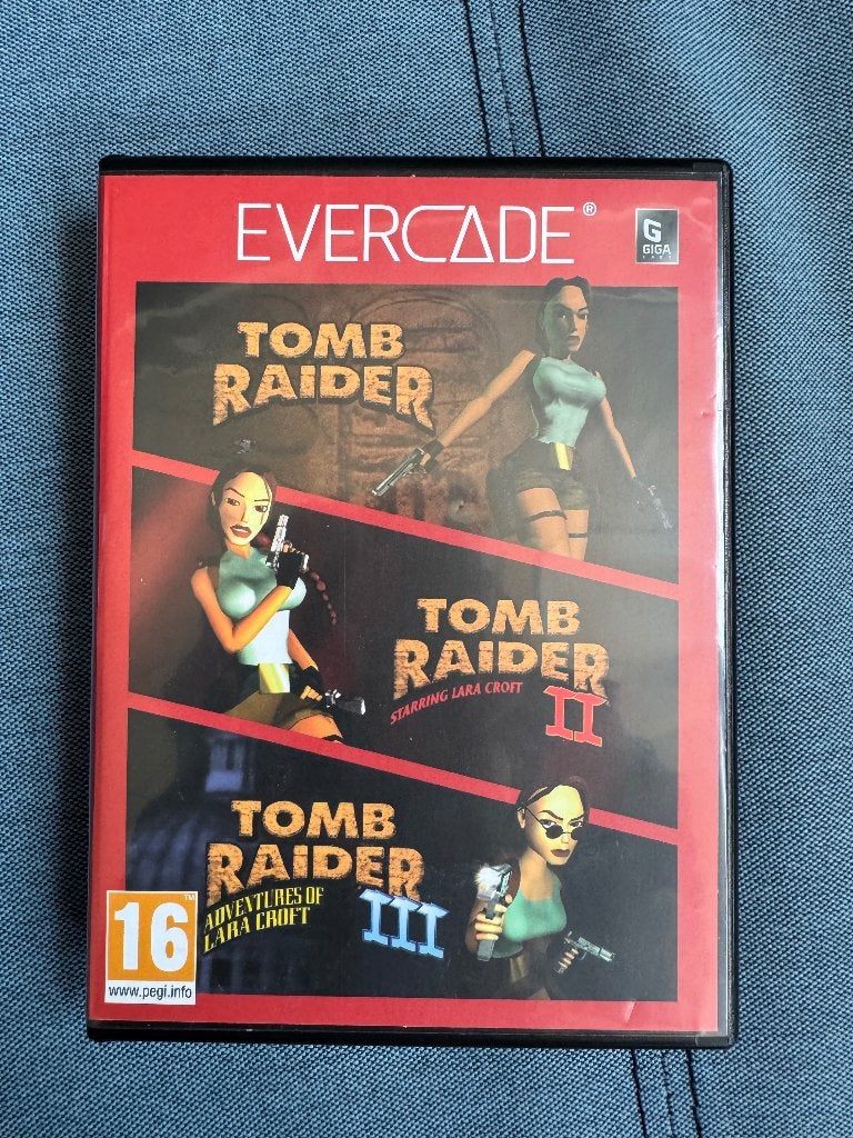 Evercade Tomb Raider Collection 1, Spelcomputers en Games, Games | Pc, Avontuur en Actie, Gebruikt, 1 speler, Ophalen of Verzenden
