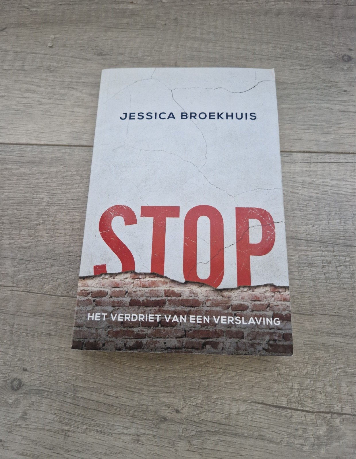 boek stop jessica broekhuis verslaving verdriet, Boeken, Ophalen of Verzenden, Zo goed als nieuw