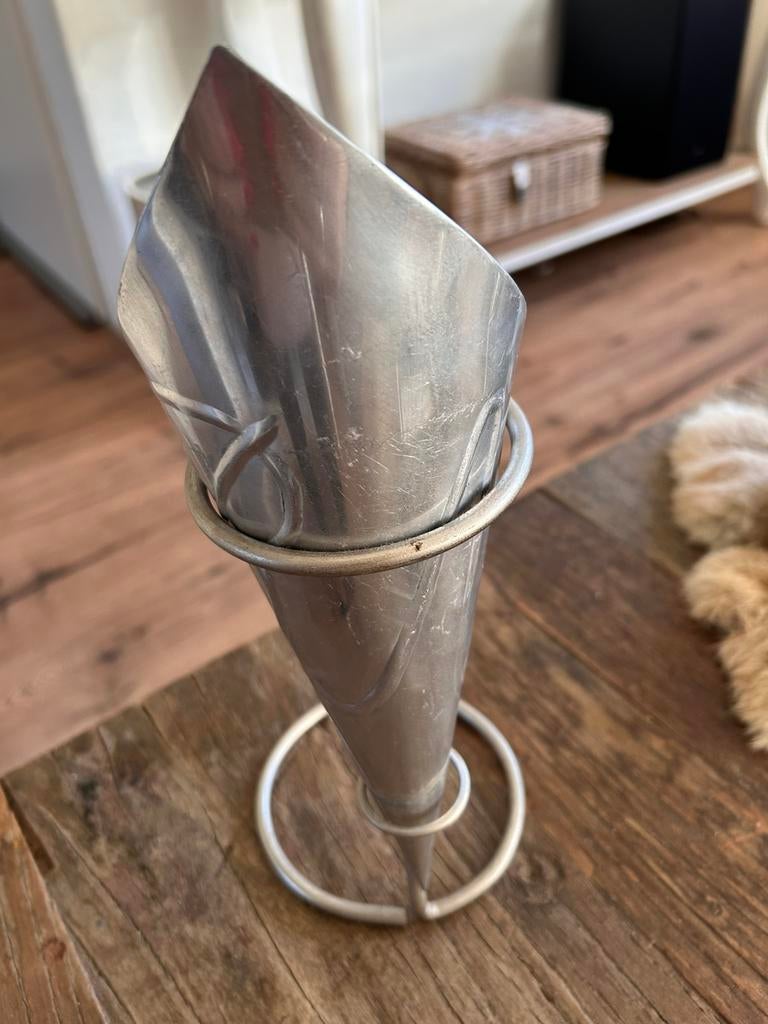 Frietzak met houder riviera maison, Ophalen of Verzenden, Zo goed als nieuw, Minder dan 5 flessen, Metaal