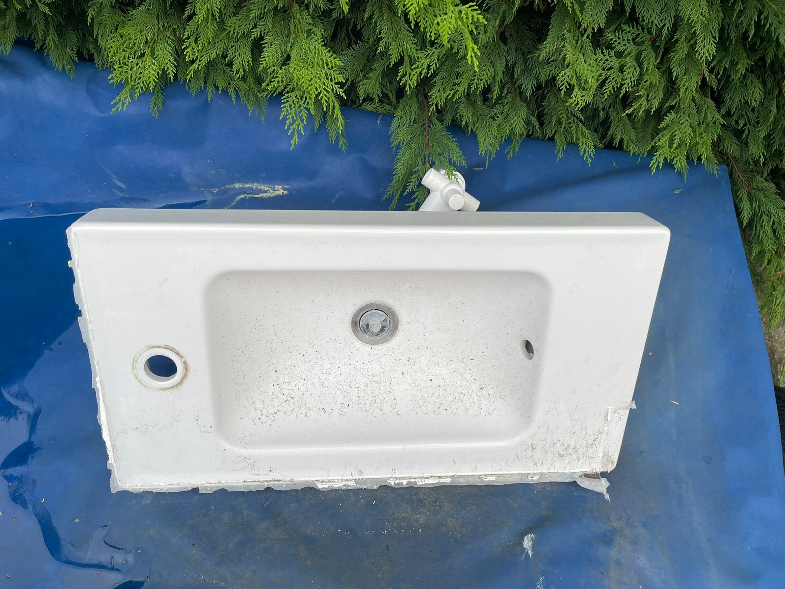 Gratis wasbak, Huis en Inrichting, Ophalen, Gebruikt, 50 tot 100 cm, Minder dan 100 cm