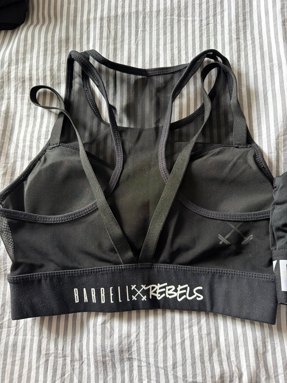 2 sportbh's: Barbell Rebels (XS) & Aybl (S), Zwart, Ophalen of Verzenden, Maat 34 (XS) of kleiner, Fitness of Aerobics
