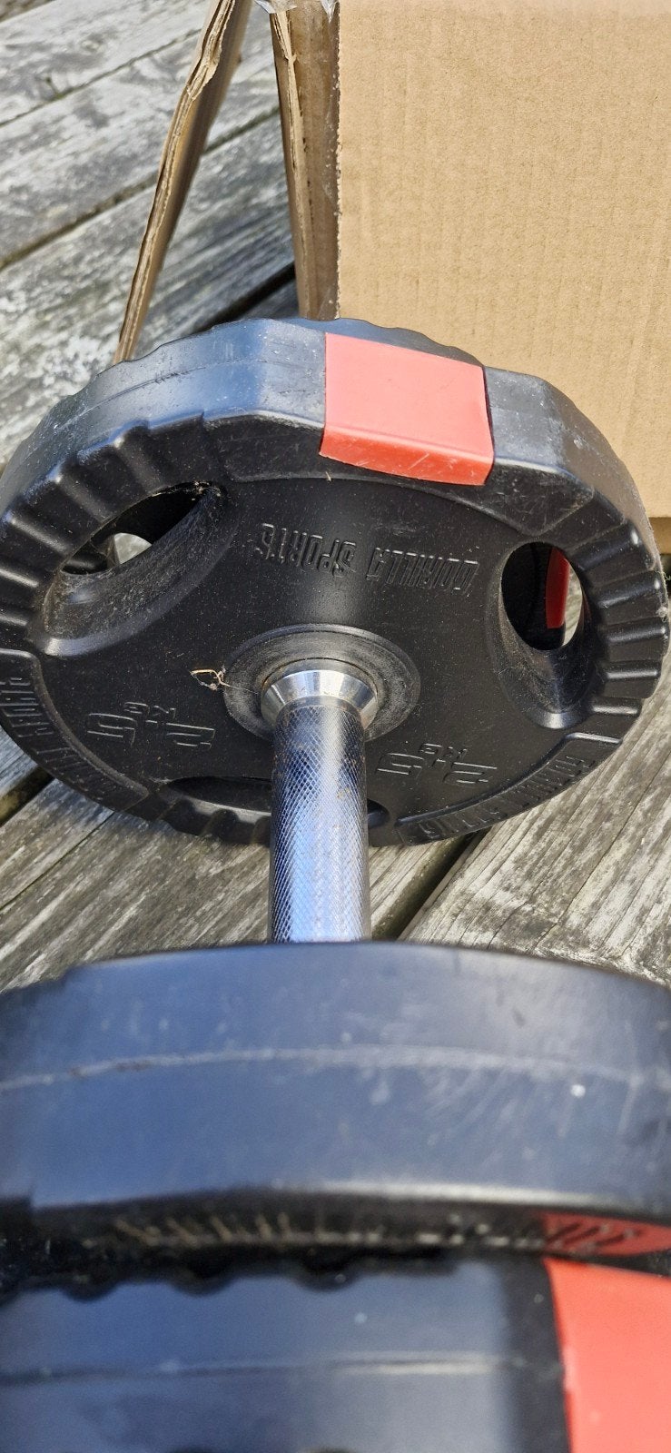 Dumbbells Gorilla Sports - 2x 10kg, Ophalen, Gebruikt, Armen, Dumbbell