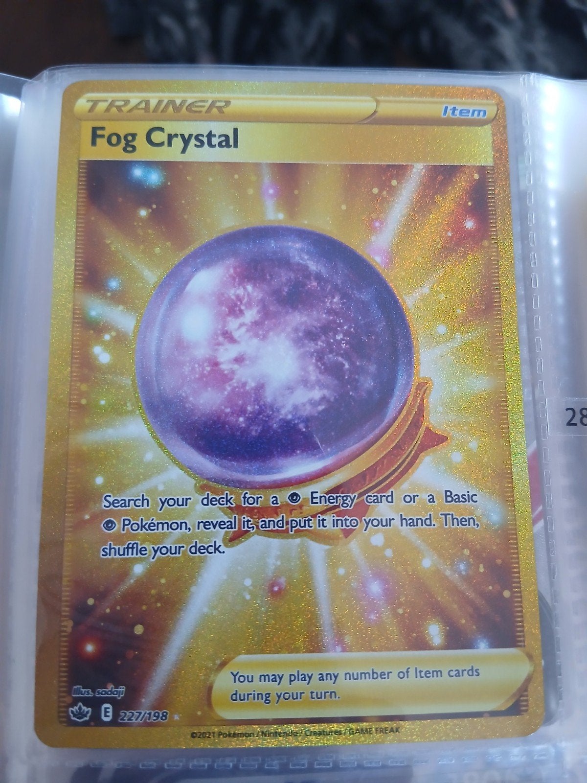 Pokémon TCG: Fog Crystal Gold Secret Rare (227/198), Ophalen