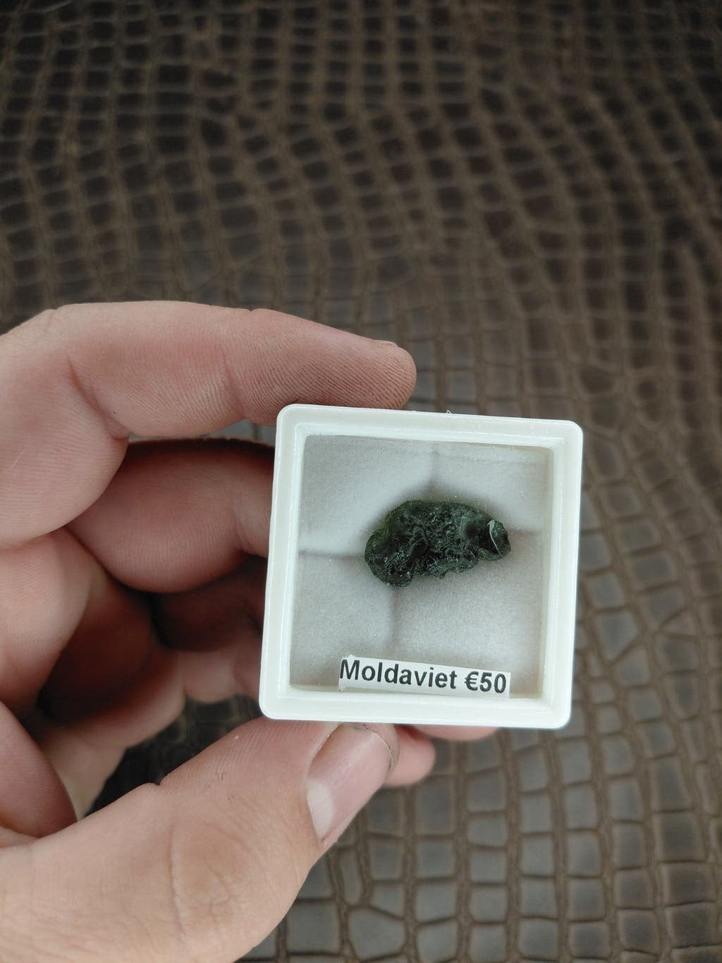 Groene Moldaviet Speciment, Sieraden, Tassen en Uiterlijk, Edelstenen, Verzenden, Nieuw