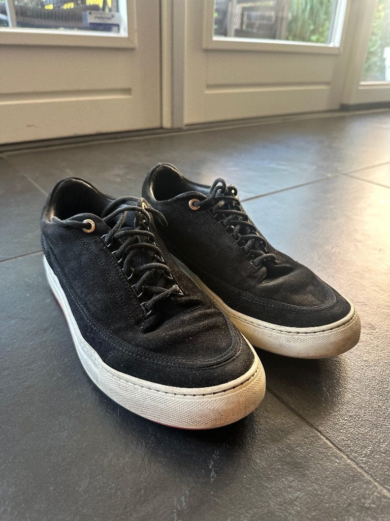 Mason Garments 47 / zwart suede, Zwart, Ophalen of Verzenden, Sneakers of Gympen, Gedragen