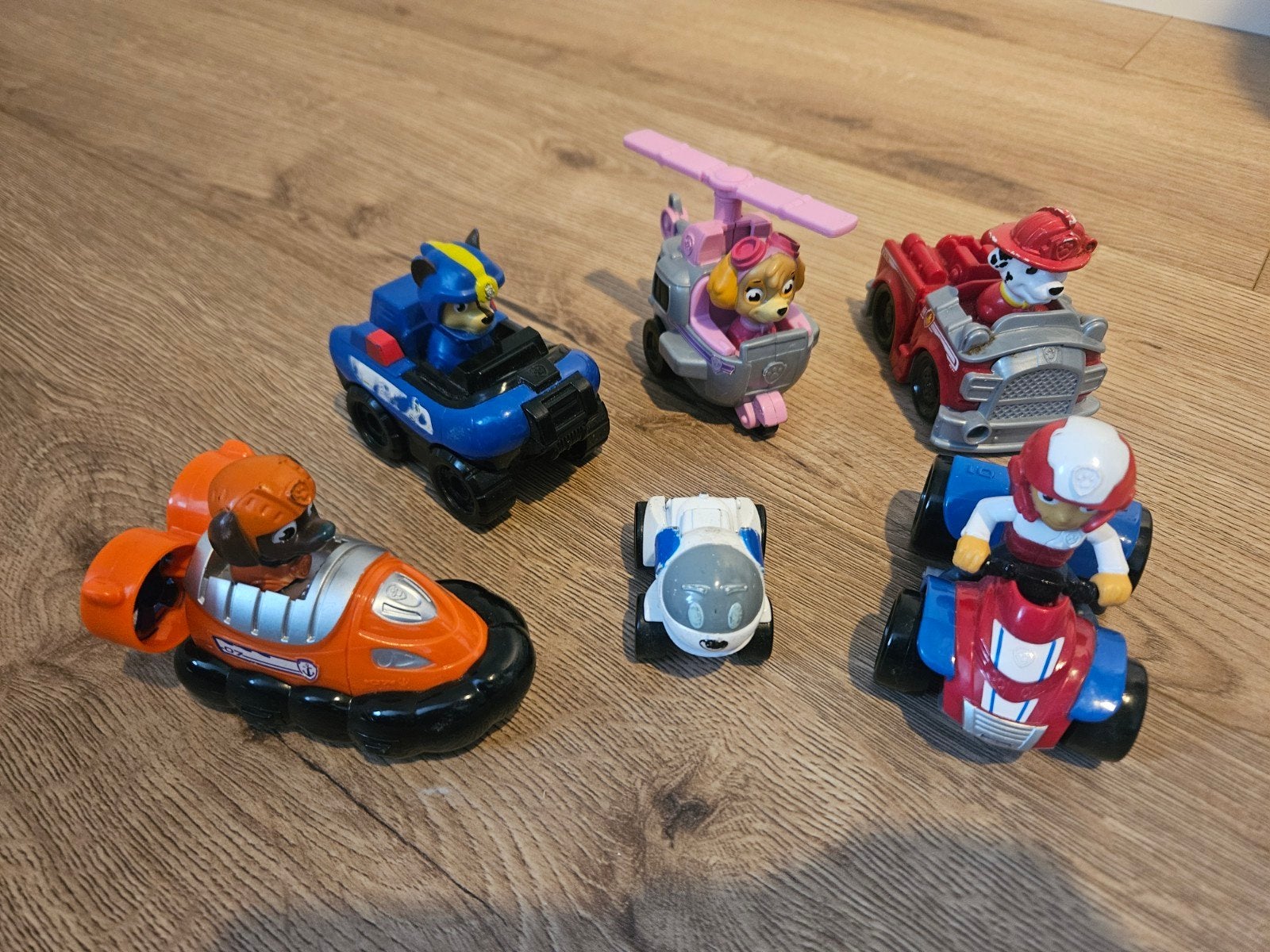 Paw Patrol voertuigen set - diverse karakters, Ophalen of Verzenden, Gebruikt
