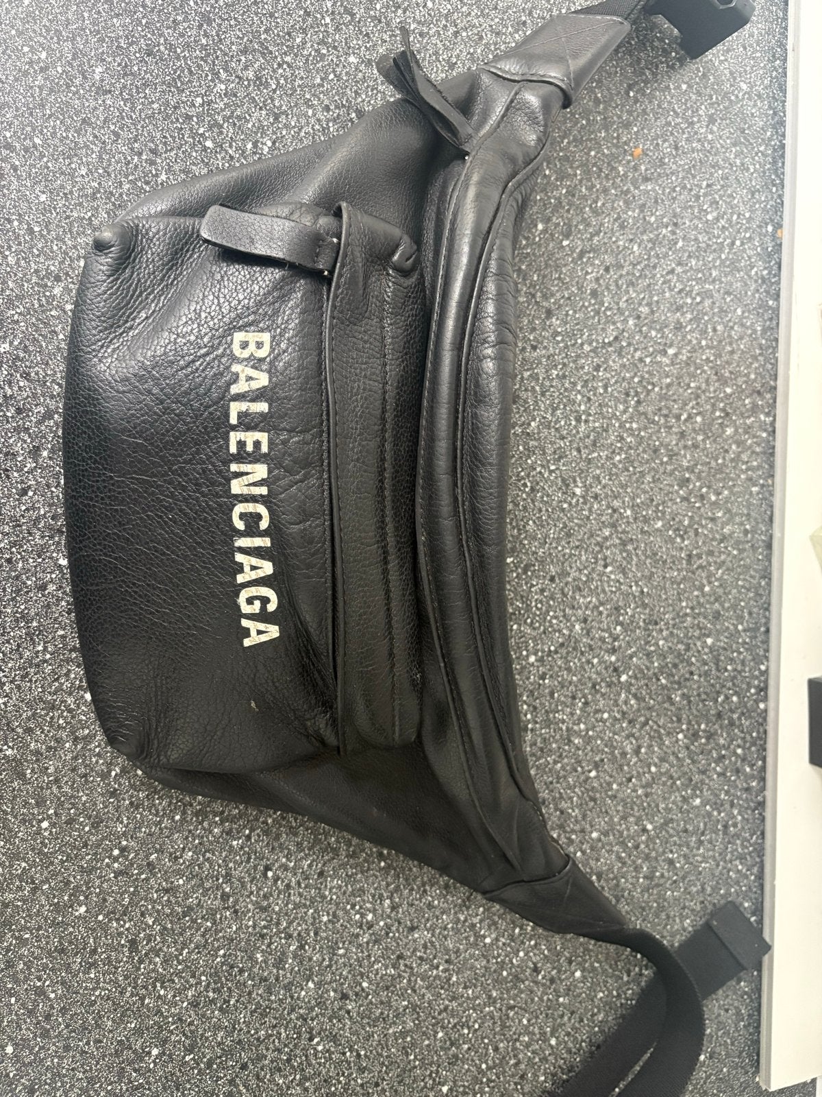 Balenciaga Heuptas Zwart Leer - Zo goed als nieuw, Gebruikt, Zwart, Leer, Ophalen